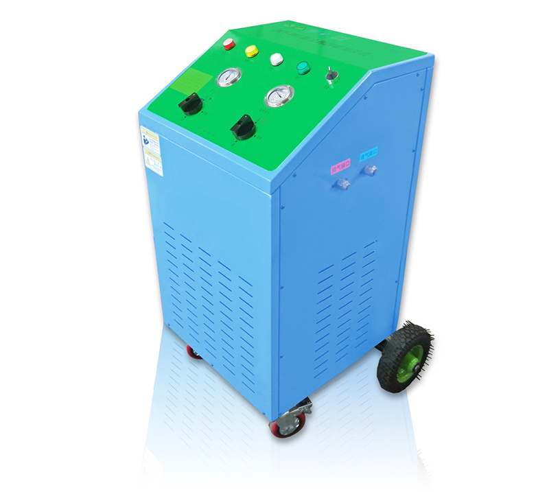 冷媒罐装机是如何完成回收和罐装两个工作的?